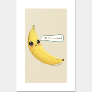 Hi Banana Posters and Art